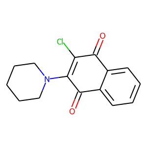 2-Chloro-3-(piperidin-1-yl)-1,4-dihydronaphthalene-1,4-dione