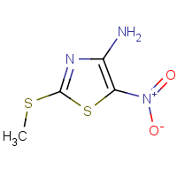 4-Amino-2-methylthio-5-nitrothiazole