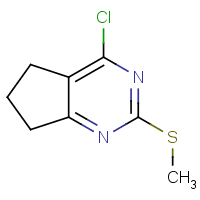 4-Chloro-6,7-dihydro-2-(methylthio)-5H-cyclopenta[d]pyrimidine