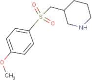 3-((4-Methoxyphenylsulfonyl)methyl)piperidine