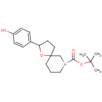 2-(4-Hydroxy-phenyl)-1-oxa-7-aza-spiro[4.5]decane-7-carboxylic acid tert-butyl ester