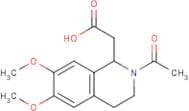 (2-Acetyl-6,7-dimethoxy-1,2,3,4-tetrahydro-isoquinoline-1-yl)-acetic acid