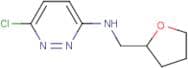 6-Chloro-n-((tetrahydrofuran-2-yl)methyl)pyridazin-3-amine