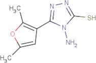 4-Amino-5-(2,5-dimethyl-furan-3-yl)-4H-[1,2,4]triazole-3-thiol
