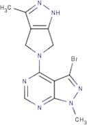 3-Bromo-1-methyl-4-(3-methylpyrrolo[3,4-c]pyrazol-5(1h,4h,6h)-yl)-1H-pyrazolo[3,4-d]pyrimidine