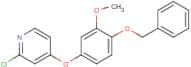4-(4-(Benzyloxy)-3-methoxyphenoxy)-2-chloropyridine