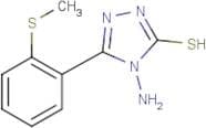 4-Amino-5-(2-methylsulfanyl-phenyl)-4H-[1,2,4]triazole-3-thiol