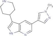 5-(1-Methyl-1H-pyrazol-4-yl)-3-(piperidin-4-yl)-1H-pyrrolo[2,3-b]pyridine