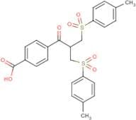 4-(3-Tosyl-2-(tosylmethyl)propanoyl)benzoic acid