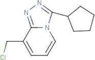 8-(Chloromethyl)-3-cyclopentyl-[1,2,4]triazolo[4,3-a]pyridine
