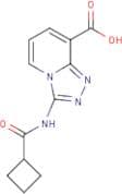 3-(Cyclobutanecarboxamido)-[1,2,4]triazolo[4,3-a]pyridine-8-carboxylic acid