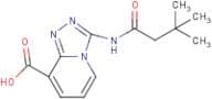 3-(3,3-Dimethylbutanamido)-[1,2,4]triazolo[4,3-a]pyridine-8-carboxylic acid