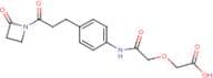 ({4-[3-Oxo-3-(2-oxo-azetidin-1-yl)-propyl]-phenylcarbamoyl}-methoxy)-acetic acid