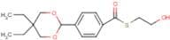 s-2-Hydroxyethyl 4-(5,5-diethyl-1,3-dioxan-2-yl)benzothioate