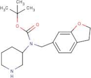 tert-Butyl (2,3-dihydrobenzofuran-6-yl)methylpiperidin-3-ylcarbamate