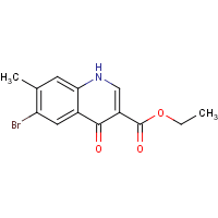 Ethyl 6-bromo-1,4-dihydro-7-mEthyl-4-oxoquinoline-3-carboxylate