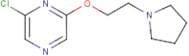 2-(2-(Pyrrolidin-1-yl)ethoxy)-6-chloropyrazine