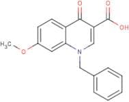 1-Benzyl-1,4-dihydro-7-methoxy-4-oxoquinoline-3-carboxylic acid