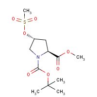 (3R,5S)-1-(tert-Butoxycarbonyl)-5-(methoxycarbonyl)pyrrolidin-3-yl methanesulfonate