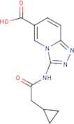 3-(2-Cyclopropylacetamido)-[1,2,4]triazolo[4,3-a]pyridine-6-carboxylic acid