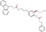 2-Benzyloxycarbonylamino-5-[3-(9h-fluoren-9-ylmethoxycarbonylamino)-propyl]-benzoic acid methyl es…