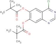 2,2-Dimethyl-propionic acid 4-chloro-7-(2,2-Dimethyl-propionyloxy)-quinazolin-6-yl ester