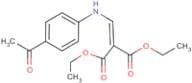 Ethyl 2-ethoxycarbonyl-3-(4-acetylphenylamino)acrylate