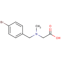 2-(N-(4-Bromobenzyl)-n-methylamino)acetic acid