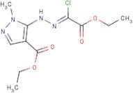 (Z)-Ethyl 2-(2-(5-(1-methyl-4-ethoxycarbonyl-1H-pyrazole))hydrazono)-2-chloroacetate