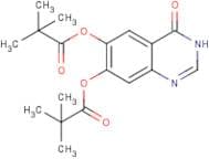 2,2-Dimethyl-propionic acid 7-(2,2-Dimethyl-propionyloxy)-4-oxo-3,4-dihydro-quinazolin-6-yl ester