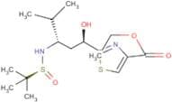 2-[1-Hydroxy-4-methyl-3-(2-methyl-propane-2-sulfinylamino)-pentyl]-thiazole-4-carboxylic acid ethy…