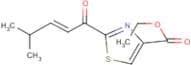 Ethyl 2-((E)-4-mEthylpent-2-enoyl)thiazole-4-carboxylate