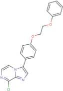 3-(4-(2-Phenoxyethoxy)phenyl)-8-chloroimidazo[1,2-a]pyrazine