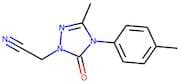 2-[3-Methyl-4-(4-methylphenyl)-5-oxo-4,5-dihydro-1H-1,2,4-triazol-1-yl]acetonitrile
