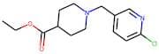Ethyl 1-[(6-chloropyridin-3-yl)methyl]piperidine-4-carboxylate
