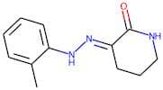 (3E)-3-[2-(2-Methylphenyl)hydrazin-1-ylidene]piperidin-2-one