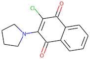 2-Chloro-3-(pyrrolidin-1-yl)-1,4-dihydronaphthalene-1,4-dione