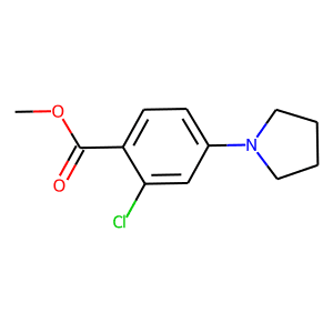 Methyl 2-chloro-4-(pyrrolidin-1-yl)benzoate