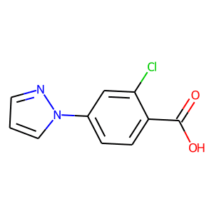 2-Chloro-4-(1H-pyrazol-1-yl)benzoic acid