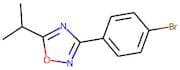 3-(4-Bromophenyl)-5-isopropyl-1,2,4-oxadiazole