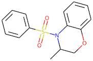 4-(Benzenesulfonyl)-3-methyl-3,4-dihydro-2H-1,4-benzoxazine