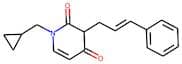 1-(Cyclopropylmethyl)-4-hydroxy-3-[(2E)-3-phenylprop-2-en-1-yl]-1,2-dihydropyridin-2-one