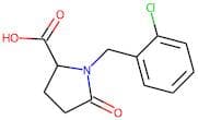 1-[(2-Chlorophenyl)methyl]-5-oxopyrrolidine-2-carboxylic acid
