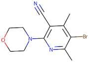 5-Bromo-4,6-dimethyl-2-(morpholin-4-yl)pyridine-3-carbonitrile