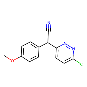 2-(6-Chloropyridazin-3-yl)-2-(4-methoxyphenyl)acetonitrile