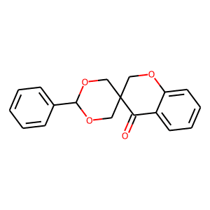 6'-Phenyl-2,4-dihydrospiro[1-benzopyran-3,3'-[1,5]dioxane]-4-one