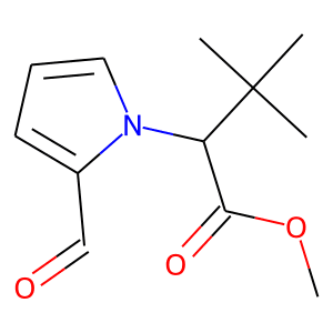 Methyl 2-(2-formyl-1H-pyrrol-1-yl)-3,3-dimethylbutanoate
