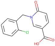 1-[(2-Chlorophenyl)methyl]-6-oxo-1,6-dihydropyridine-3-carboxylic acid