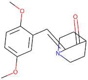 (2Z)-2-[(2,5-Dimethoxyphenyl)methylidene]-1-azabicyclo[2.2.2]octan-3-one