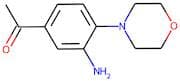 1-[3-Amino-4-(morpholin-4-yl)phenyl]ethan-1-one